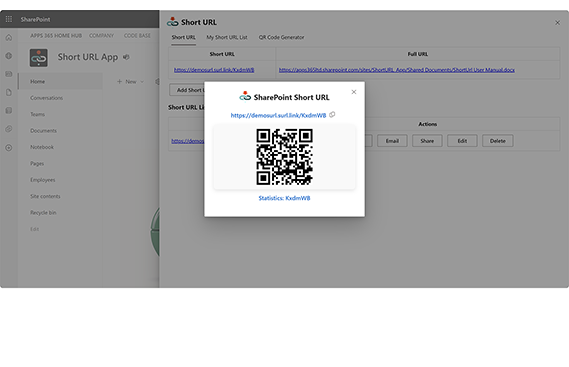 SharePoint ShortUrl