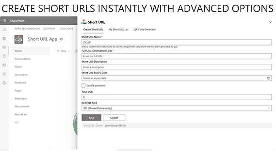 SharePoint ShortUrl